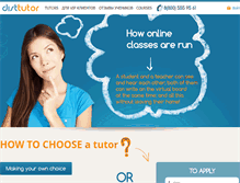 Tablet Screenshot of dist-tutor.info